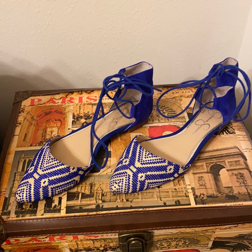 Jessica Simpson Royal Blue Flats